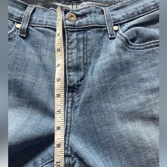 Levi’s 515 Jeans Womens 10M Bootcut Stretch Mid Rise Medium Wash Blue - Picture 7 of 8